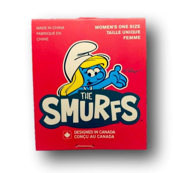 3/$20 The Smurfs Smurfette & Clumsy Smurf Funny Novelty Ankle Socks - Brand New - Picture 3 of 4